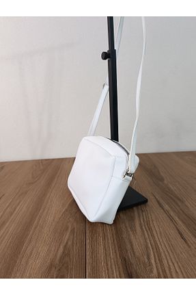 کیف دوشی سفید زنانه چرم مصنوعی Ecce baggs - کد 870129947
