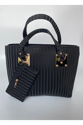 کیف دوشی مشکی زنانه چرم مصنوعی MUCCE - کد 705407525