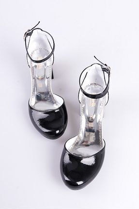 کفش مجلسی مشکی بچه گانه پاشنه ضخیم Pabrik - کد 828152226