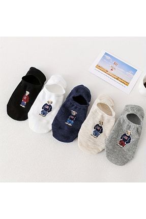 جوراب طوسی زنانه پنبه ای DM DEL MORE SOCKS - کد 870772880