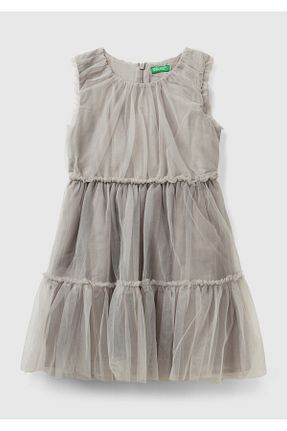 لباس طوسی بچه گانه بافتنی United Colors of Benetton - کد 870175114