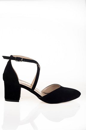 کفش مجلسی مشکی زنانه چرم مصنوعی KAYRA VARDAR SHOES - کد 870178927