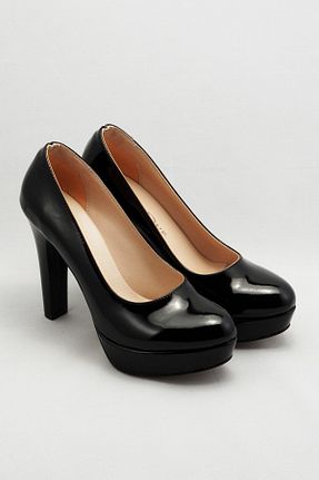کفش مجلسی مشکی زنانه چرم مصنوعی KAYRA VARDAR SHOES - کد 870178930