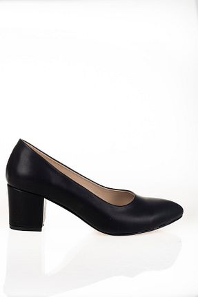 کفش مجلسی مشکی زنانه چرم مصنوعی KAYRA VARDAR SHOES - کد 870178550