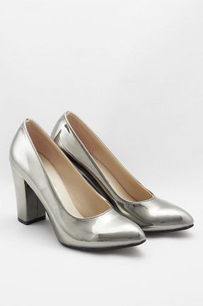 کفش مجلسی طلائی زنانه چرم مصنوعی KAYRA VARDAR SHOES - کد 870178453
