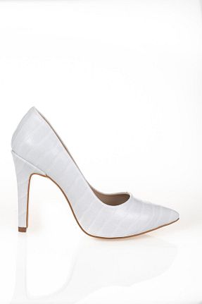 کفش مجلسی طوسی زنانه چرم مصنوعی KAYRA VARDAR SHOES - کد 870765107