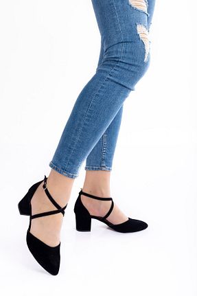 کفش مجلسی مشکی زنانه چرم مصنوعی KAYRA VARDAR SHOES - کد 870178927