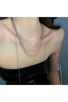 گردنبند جواهر زنانه فلزی TakıConcept - کد 870186480