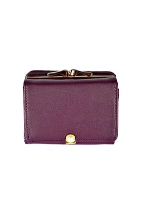 کیف پول بنفش زنانه ابعاد کوچک CüzCan - کد 859399090
