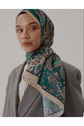 روسری سبز پنبه ای Coco Scarfs - کد 870201291