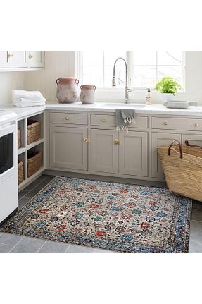 فرش رنگی قابل شستشو Rugs Modern Halı - کد 870200302