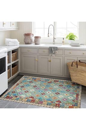 فرش رنگی قابل شستشو Rugs Modern Halı - کد 870201443