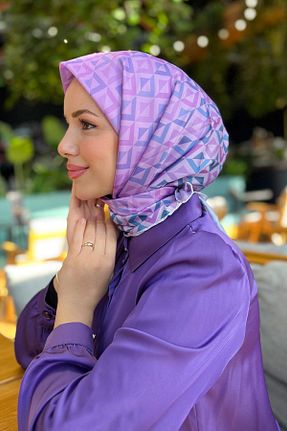 روسری رنگی پلی استر Armine - کد 869188862