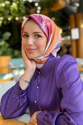 روسری رنگی پلی استر Armine - کد 869187060