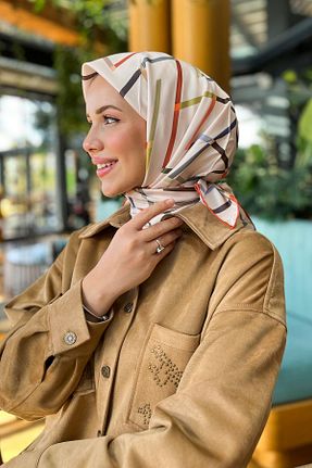 روسری رنگی پلی استر Armine - کد 869188229