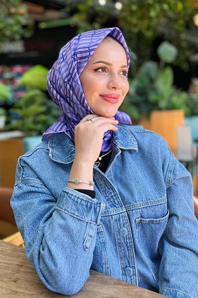 روسری رنگی پلی استر Armine - کد 869187275