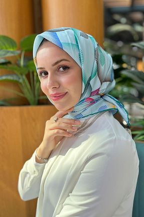 روسری رنگی پلی استر Armine - کد 869190452