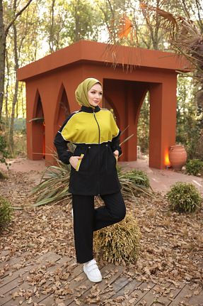 ست گرمکن حجاب مشکی زنانه رگولار Ryzi Moda - کد 856835087