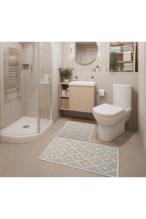 پادری حمام قهوه ای 60 x 50 WOOF HOME - کد 862342267