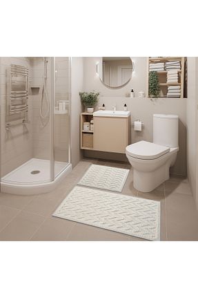 پادری حمام سفید 60 x 50 WOOF HOME - کد 862342290