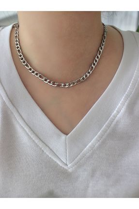 گردنبند استیل ( فولاد ) زنانه استیل (فولاد) nevamor - کد 837332599