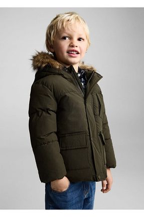 کاپشن خاکی بچه گانه رگولار MANGO Baby - کد 863704048