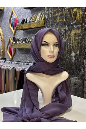 شال بنفش زنانه شیفون zagreus - کد 870230650