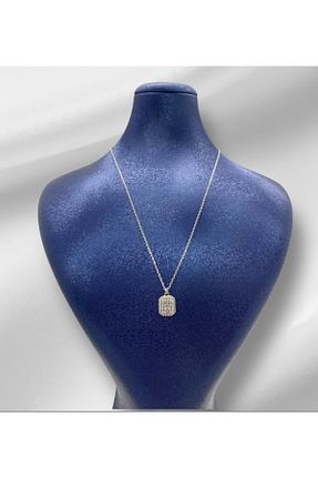 گردنبند نقره طوسی زنانه 925 عیار Lissome - کد 870235154