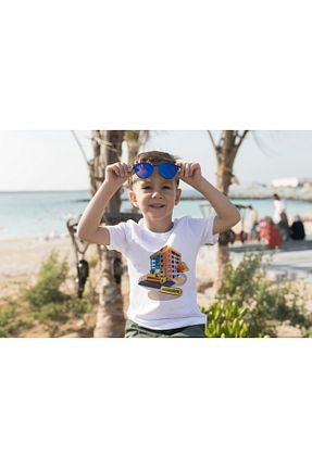تیشرت سفید بچه گانه رگولار Bubuga - کد 848710785