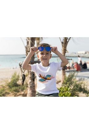تیشرت سفید بچه گانه رگولار Bubuga - کد 848710128