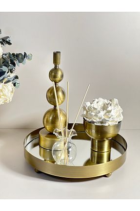 سینی بژ فلزی Shura Homeware - کد 870778534