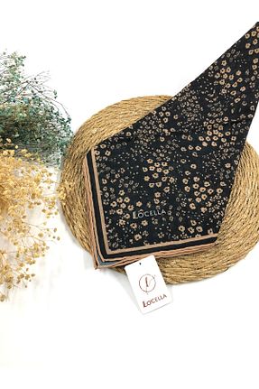 روسری مشکی پنبه ای Kamelya - کد 870241515
