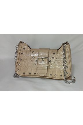 کیف دوشی بژ زنانه پارچه ای Butik - کد 870245637