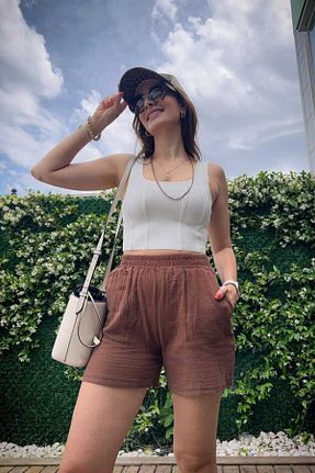 بلوز سفید زنانه ساده Clothing palette - کد 781311307