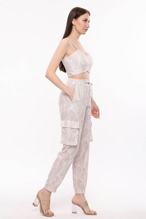 شلوار بژ زنانه پلی استر Home Store - کد 682421866