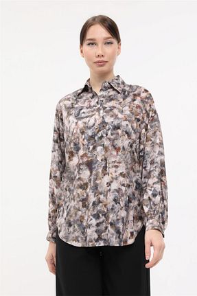 پیراهن رنگی زنانه یقه پیراهنی Home Store - کد 694739886