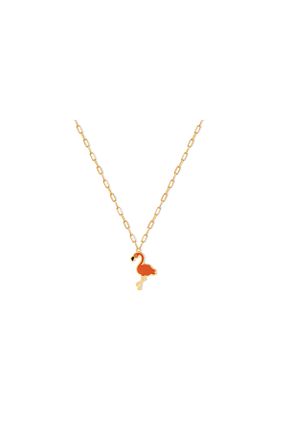 گردنبند طلا زرد زنانه 14 عیار Diamond Line-Gülaylar - کد 870282701