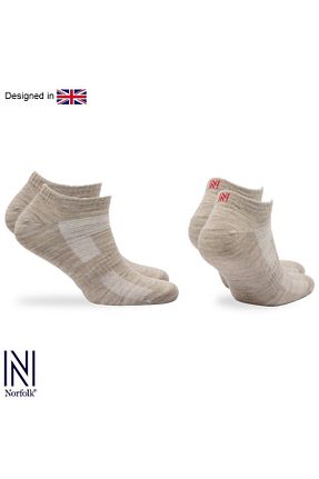 جوراب اسپرت بژ زنانه پشم Norfolk - کد 820390247