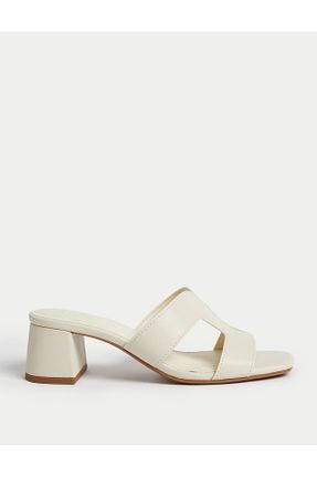 دمپائی بژ زنانه پاشنه تخت Marks & Spencer - کد 870292050