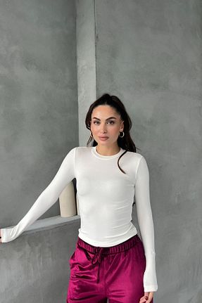 بادی نباتی زنانه یقه دوچرخه Seda Yalçın Atelier - کد 870291406