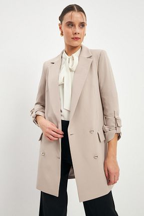کت طوسی زنانه رگولار Zühre - کد 870304735
