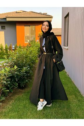 ترنچکت حجاب مشکی زنانه Ferraceci - کد 870297367