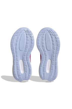 کفش اسنیکر صورتی بچه گانه بند دار adidas - کد 712111756