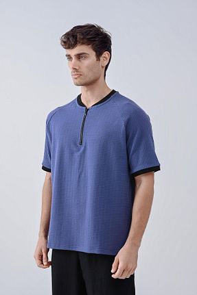 تیشرت سرمه ای مردانه رگولار Dembu - کد 848160017