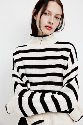 پلیور بژ زنانه ساده H&M - کد 868753074
