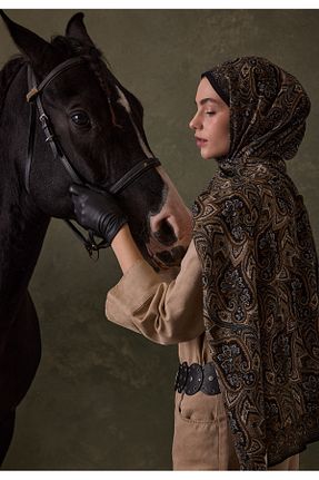 شال بژ مردانه پنبه ای Fresh - کد 870335329