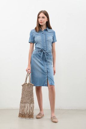 لباس آبی زنانه جین BANNY JEANS - کد 844749900