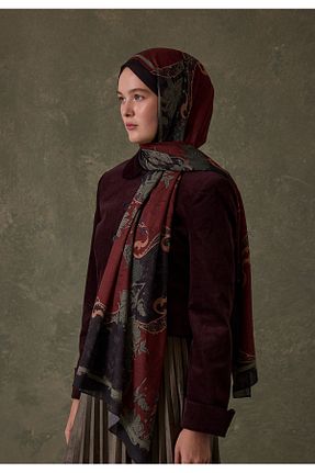شال زرشکی مردانه پنبه ای Fresh - کد 870345910