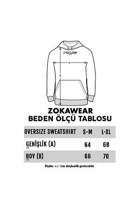 سوئیشرت مشکی زنانه چاپی ZOKAWEAR - کد 870358673