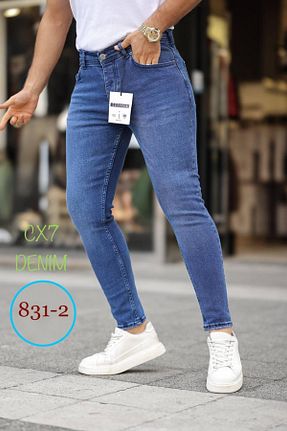 شلوار متالیک مردانه لیکرا CX7 DENIM - کد 870350893